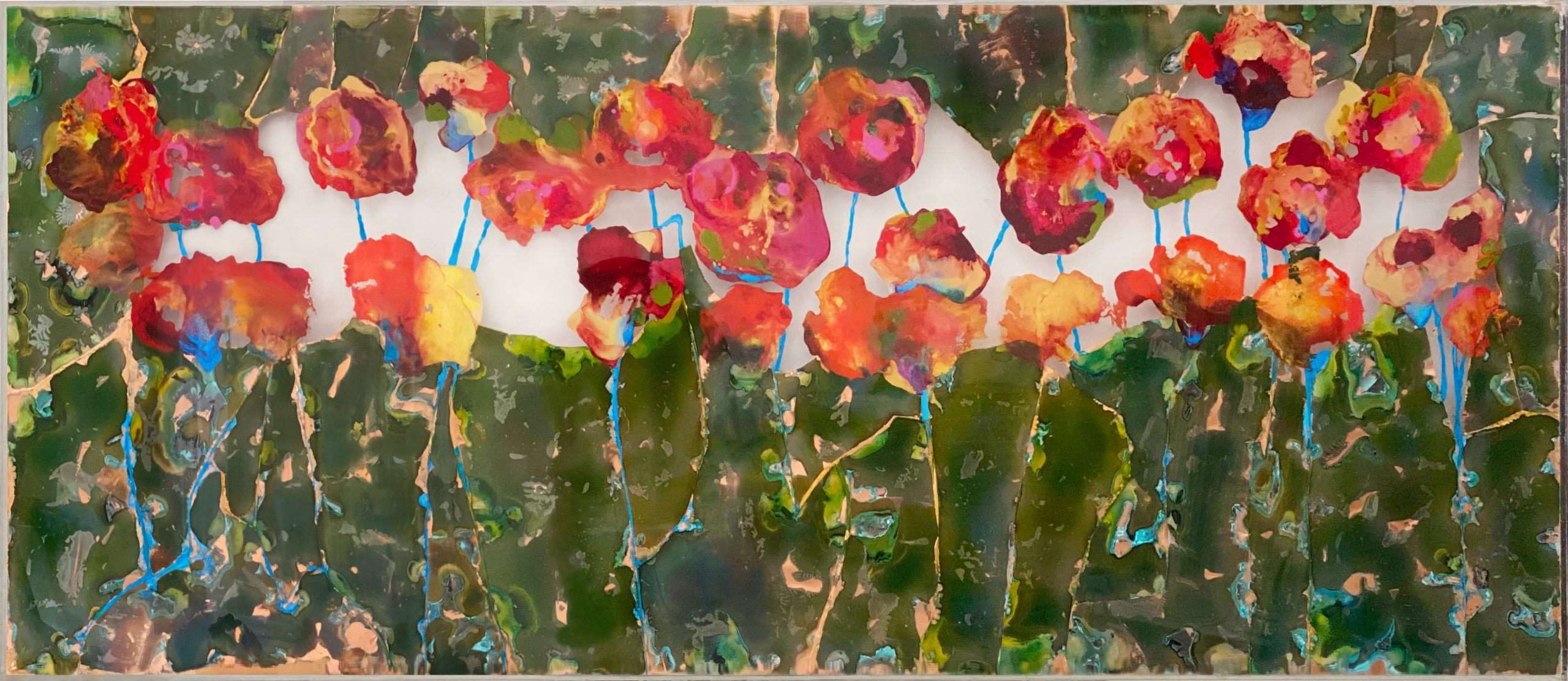 Flowering of Consciousness  24" X 60"